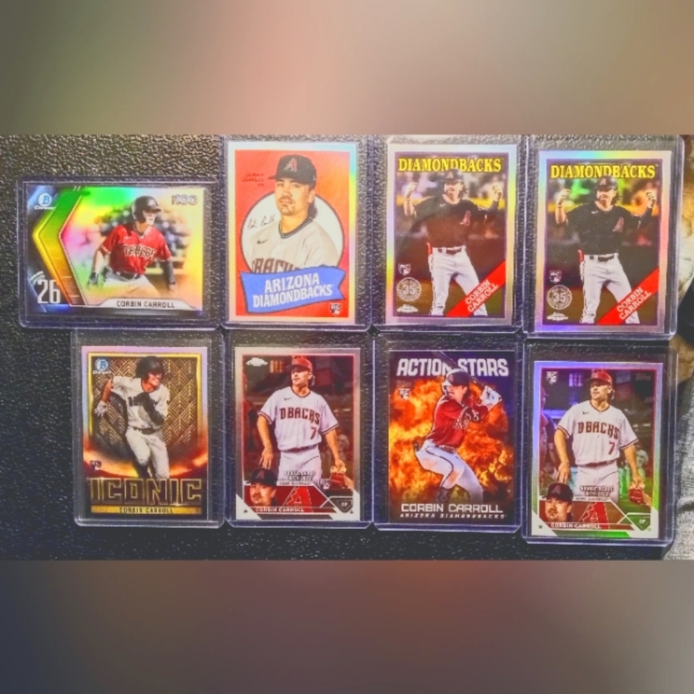 2023 Topps & Bowman Corbin Carroll Rookie Card Lot! Diamondbacks